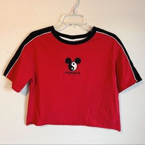 Authentic Vintage Disney- WDW Yin Yang Embroidered Crop Top